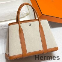 Hermesova torba za vrtnu zabavu od 30 cm od Toile i zlatne kože