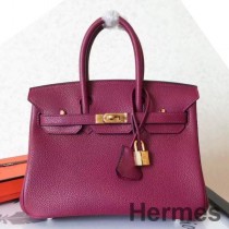 Hermes Birkin 25 ručno rađena torba od Ruby Clemence kože