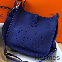 Torba Hermes Evelyne III 29 PM od plave električne Clemence kože
