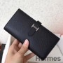 Hermes Black Epsom Bearn Gusset novčanik