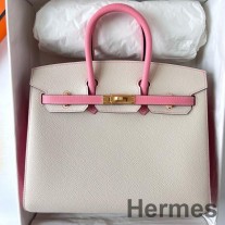 Hermes HSS バーキン 25 セリエバッグ クレとローズコンフェッティ エプソムカーフスキン