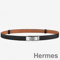 Hermes ケリー 18 ベルト ブラック エプソムレザー