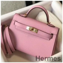 Hermes ケリー ミニ II バッグ モーヴ シルベストル エプソン レザー GHW