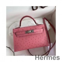 Hermes ケリー ミニ II ハンドメイドバッグ テール キューティ オーストリッチレザー