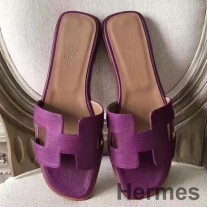 Hermes オラン サンダル シクラメン エプソム レザー