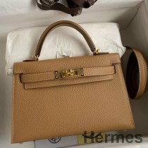Hermes ケリー ミニ II セリエ ハンドメイドバッグ チャイエプソム カーフスキン