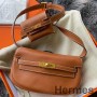 Hermes ケリー ムーヴ ハンドメイドバッグ ゴールドスイフトカーフスキン