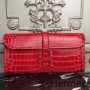 Hermes ジジェ エラン 29 クラッチ レッド クロコダイルレザー