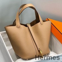 Taška Hermes Picotin Lock 22 v Chai Clemence Leather