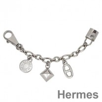 Prívesok na tašku Hermes Silver Breloque Olga