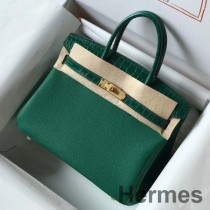 Zelená taška Hermes Touch Birkin 30 cm Limitovaná edícia