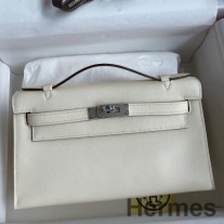 나타 스위프트 송아지 가죽 Hermes 켈리 포쉐트 핸드메이드 백