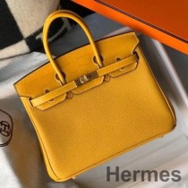 Hermes 터치 버킨 25cm 한정판 옐로우 백