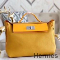 Torba Hermes 24/24 29 ze skóry cielęcej Curry Clemence