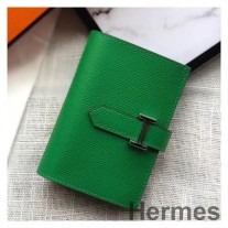 Miniportfel Hermes Bearn z bambusowej skóry Epsom