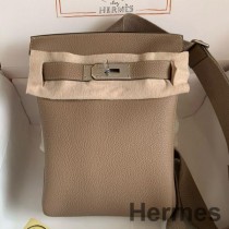 Plecak Hermes Hac a Dos PM ze skóry Tourterelle Clemence