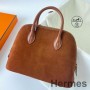 Hermes Bolide 1923 25 Bolso hecho a mano en ante Doblis dorado