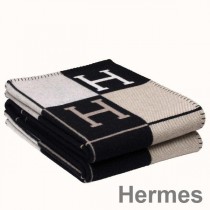 Hermes Black Avalon III Plaid