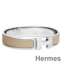 Hermes Etoupe Émail Clic H PM Bracelet