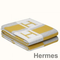 Hermes Jaune Avalon Bayadère Plaid