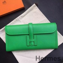 Hermes Pochette Jige Elan 29 En Cuir De Veau Epsom Bambou