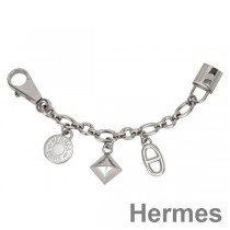 Charme de sac Hermes Breloque en argent Olga
