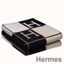 Κουβέρτα ριχτάρι Hermes Black Avalon III