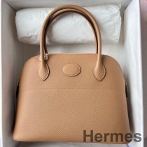 Hermes Bolide 1923 27 Handmade Bag In Chai Epsom Calfskin