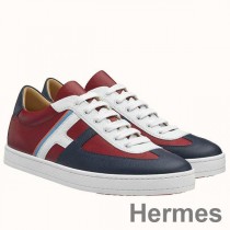 Αθλητικά παπούτσια Hermes Boomerang από πολύχρωμο δέρμα Bordeaux