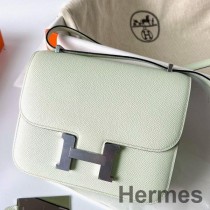 Τσάντα καθρέφτη Hermes Constance 1-18 σε Vert Fizz Epsom Calfskin