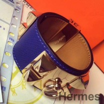 Hermes Blue Epsom Collier de Chien karkötő S-es méretű