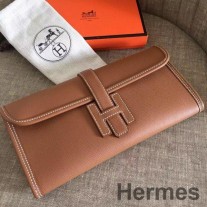 Hermes Jige Elan 29 kuplungtáska arany színben, Epsom borjúbőrben