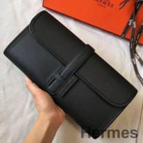 Hermes Jige Elan 29 kuplung fekete Epsom bőrben