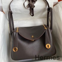 Hermes Lindy 26 kézzel készített táska Ebene Clemence bőrből