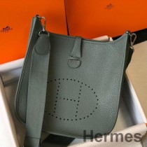 Hermes Evelyne III 29 PM táska Vert Amande Clemence bőrből