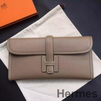 Hermes Jige Elan 29 kuplungtáska Etoupe Epsom borjúbőrből