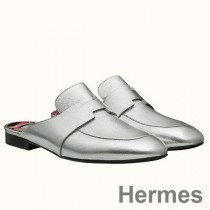 Hermes Catena muldyr i sølvmetallisk kalveskinn