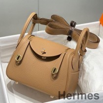 Hermes Lindy Mini Bag I Chai Clemence Leather GHW