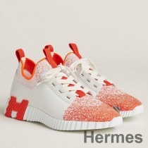 Hermes Depart-sneakers for menn i oransje gradientstrikk